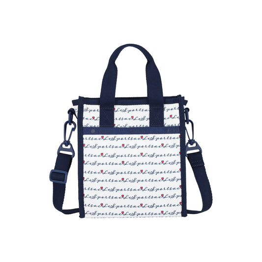 Mini N/S Tote Marine Logo Border