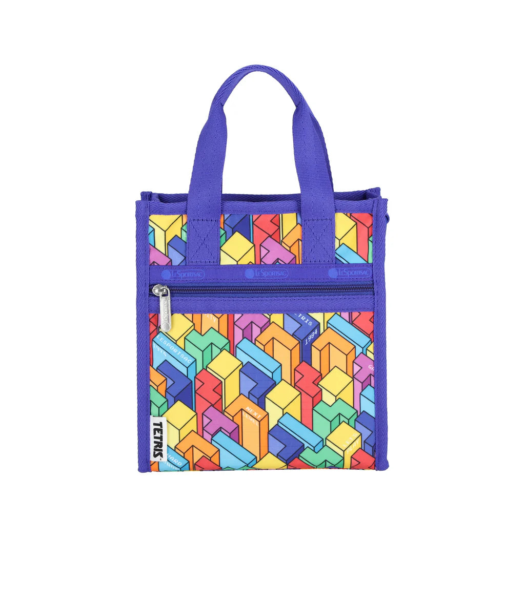 LeSportsac x Tetris Mini N/S Tote Tetrimino City Blocks