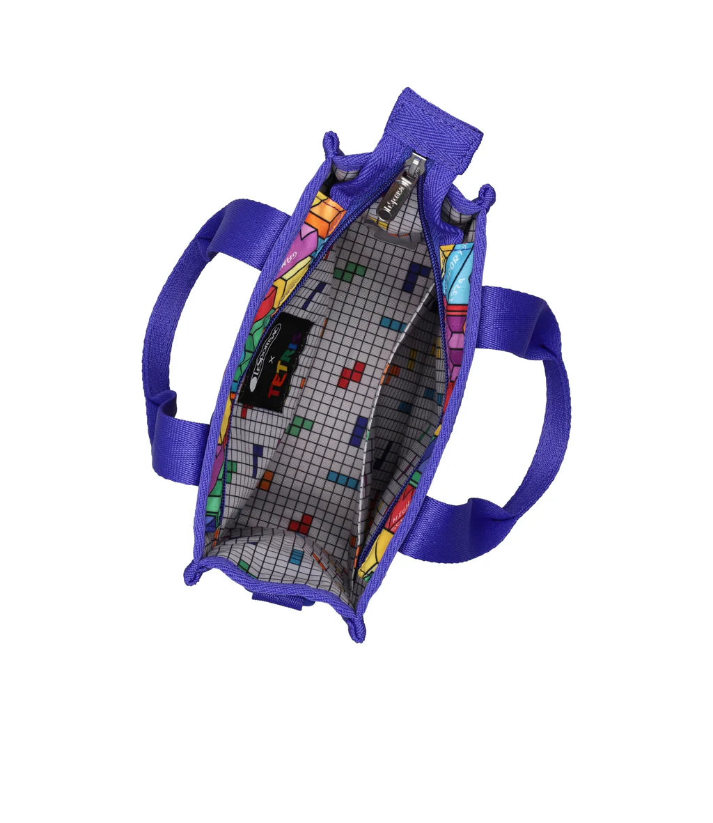 LeSportsac x Tetris Mini N/S Tote Tetrimino City Blocks