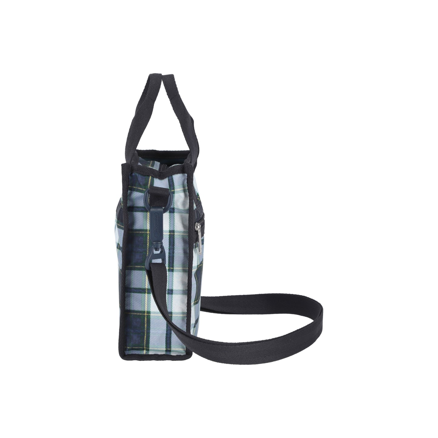 Deep Blue Tartan Mini N/S Tote