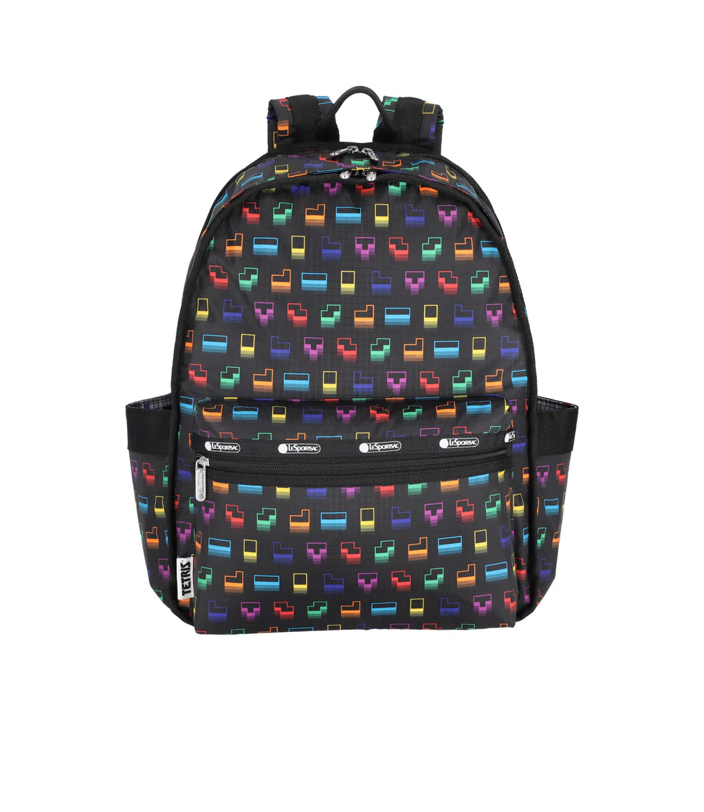 LeSportsac x Tetris Route Backpack Tetris Falling Blocks
