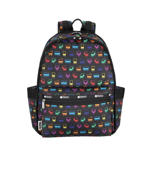 LeSportsac x Tetris Route Backpack Tetris Falling Blocks