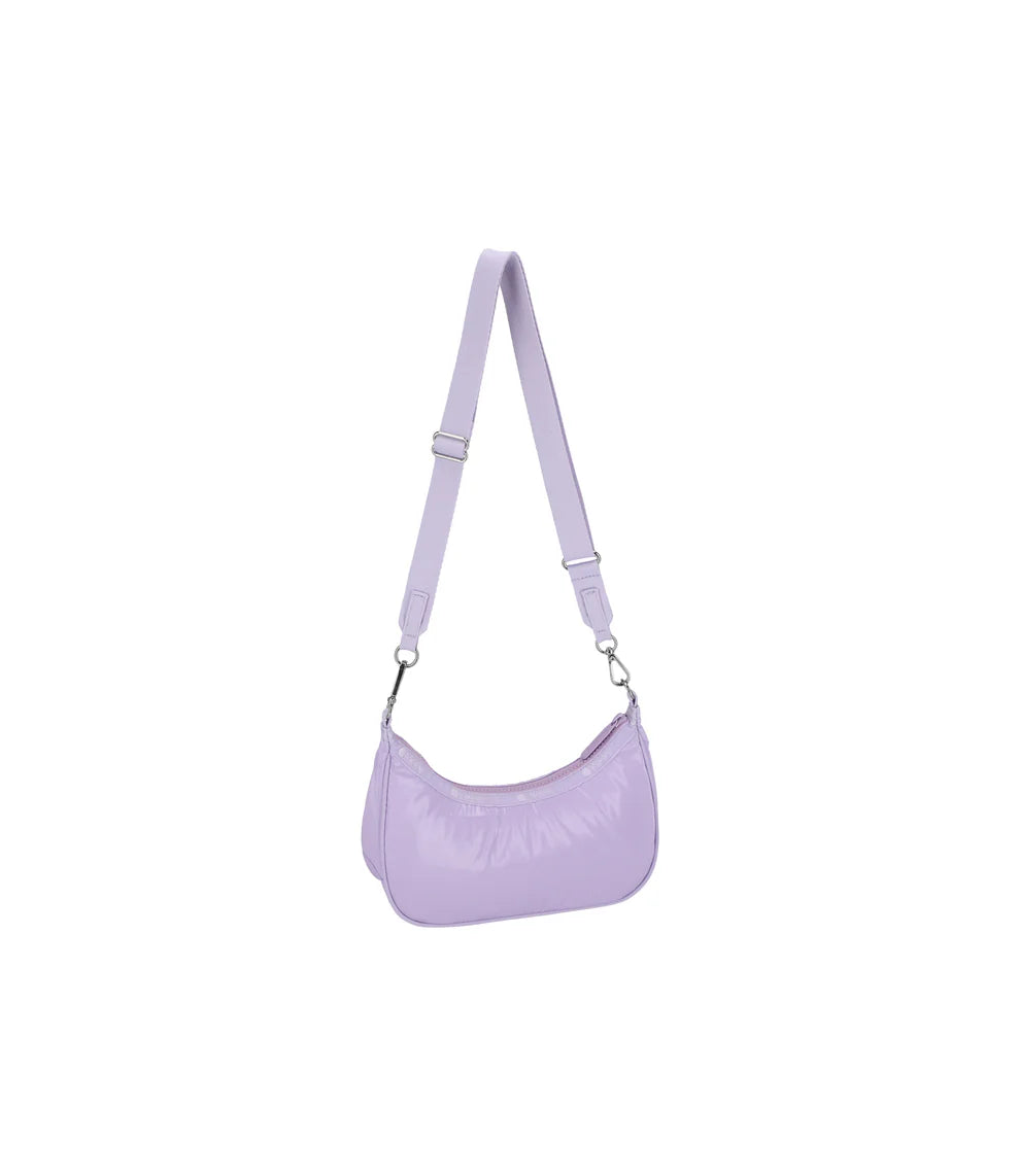 Small Convertible Hobo Lilac Shine