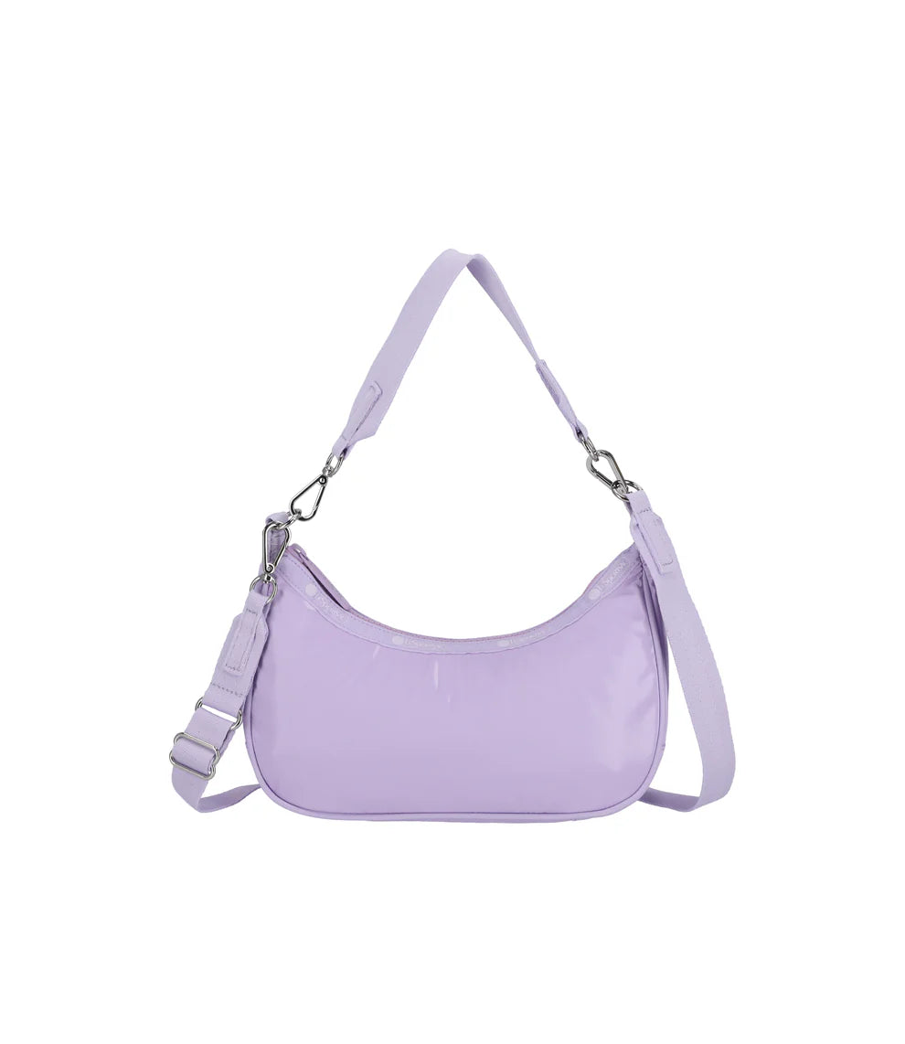 Small Convertible Hobo Lilac Shine