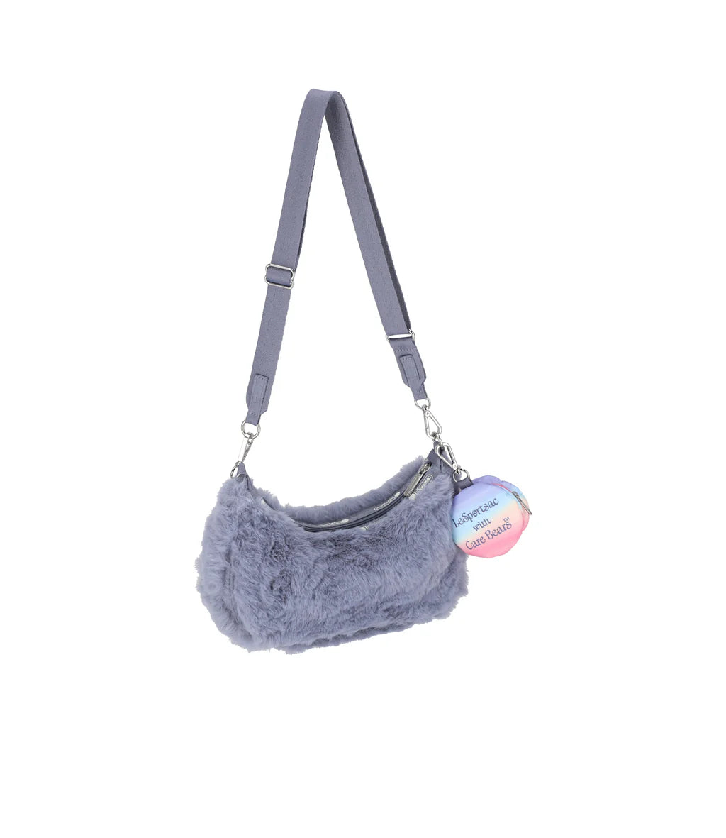 LeSportsac x Care Bears Small Convertible Hobo Care Bears Fuzzy Gray