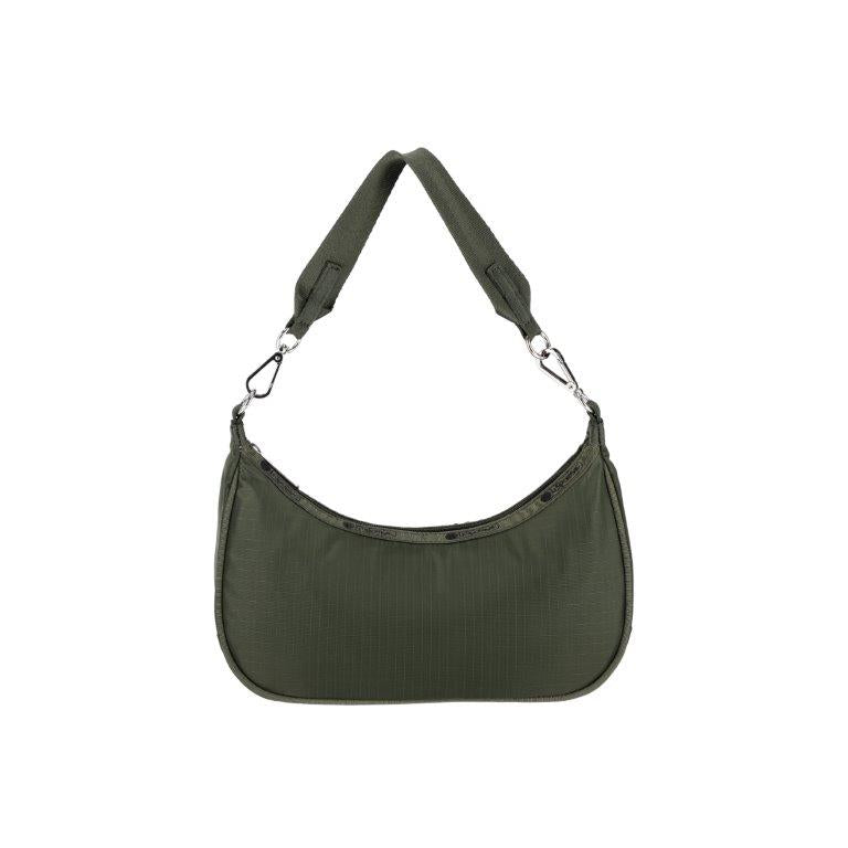Small Convertible Hobo Dark Olive