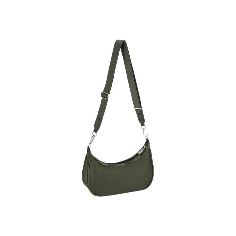 Small Convertible Hobo Dark Olive
