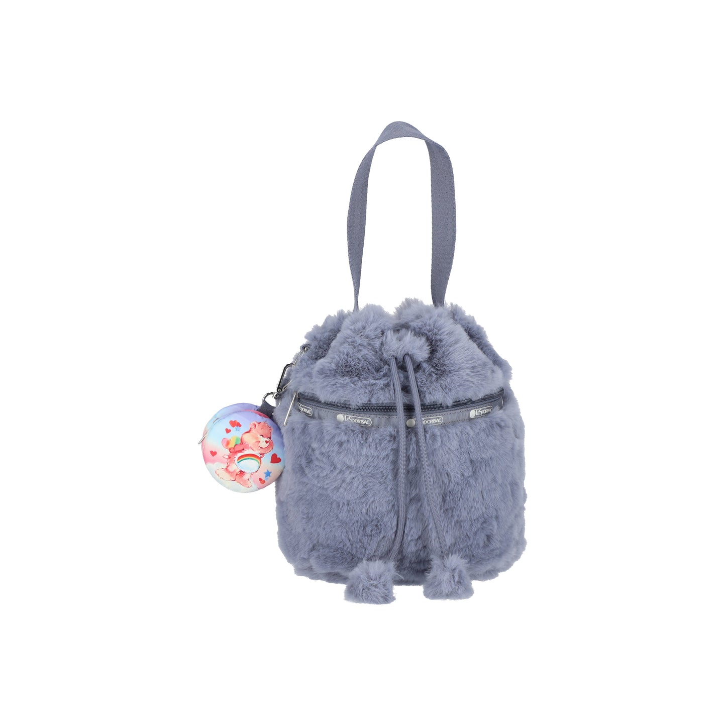 LeSportsac x Care Bears Drawstring Bucket Bag Care Bears Fuzzy Gray