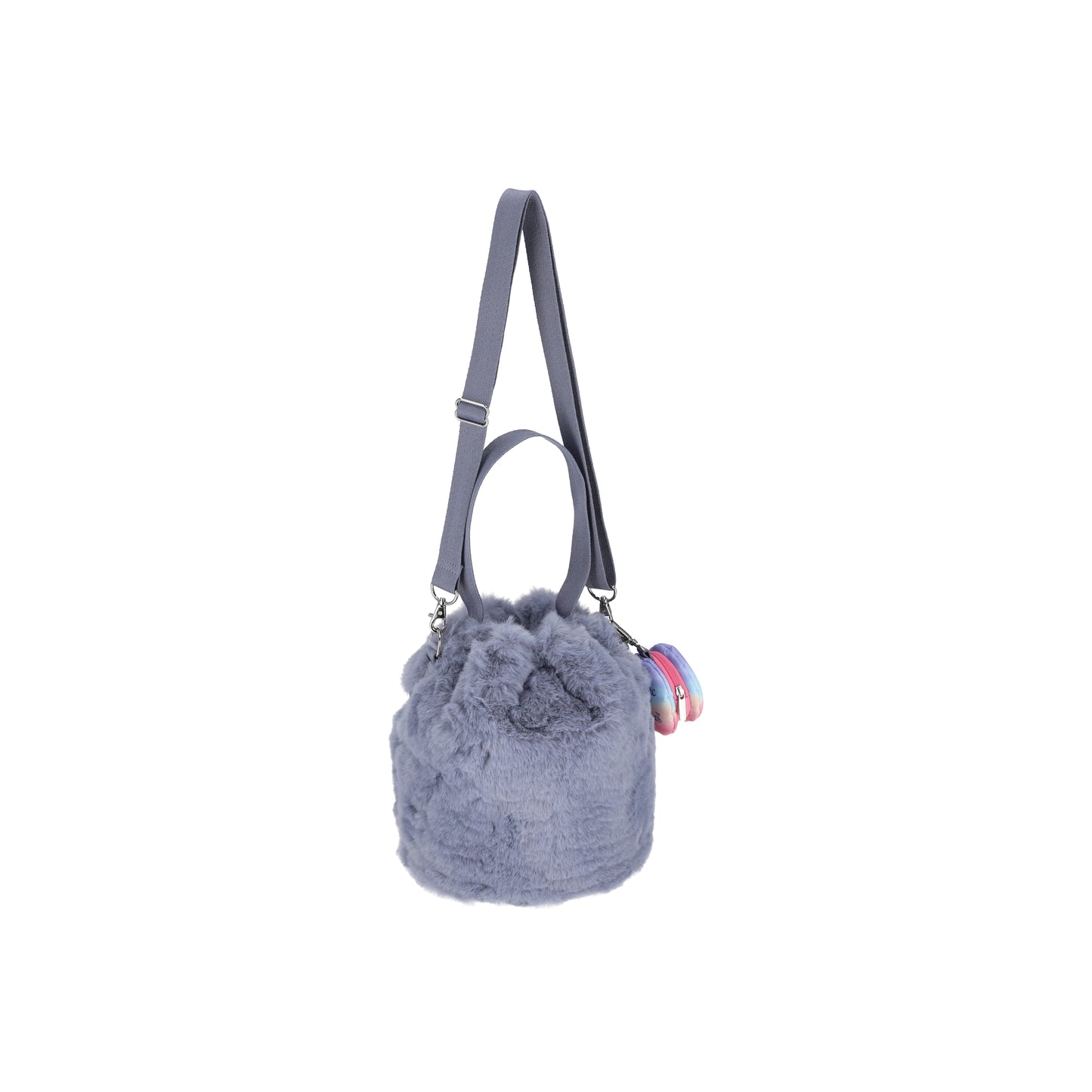 LeSportsac x Care Bears Drawstring Bucket Bag Care Bears Fuzzy Gray
