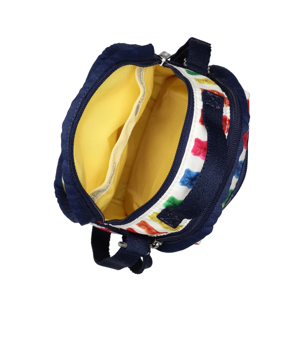 Lesportsac x Haribo Micro Shoulder Bag Haribo Gummy Bears Navy