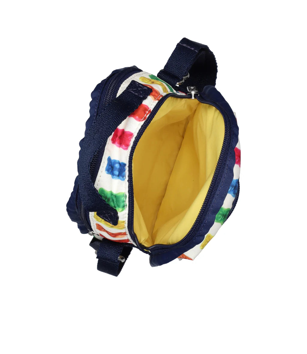 Lesportsac x Haribo Micro Shoulder Bag Haribo Gummy Bears Navy