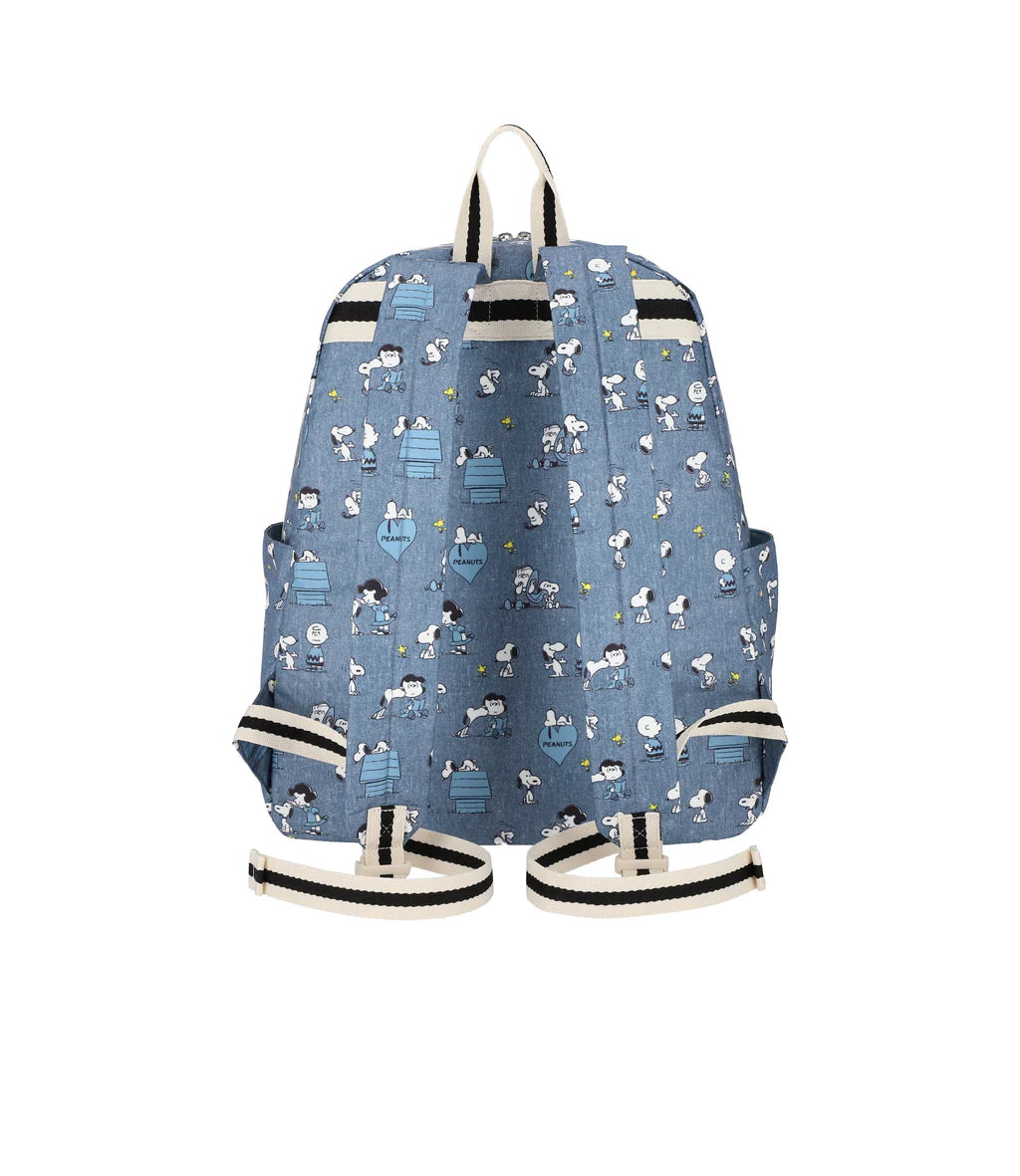LeSportsac x Peanuts Daily Backpack Peanuts Happy Pals