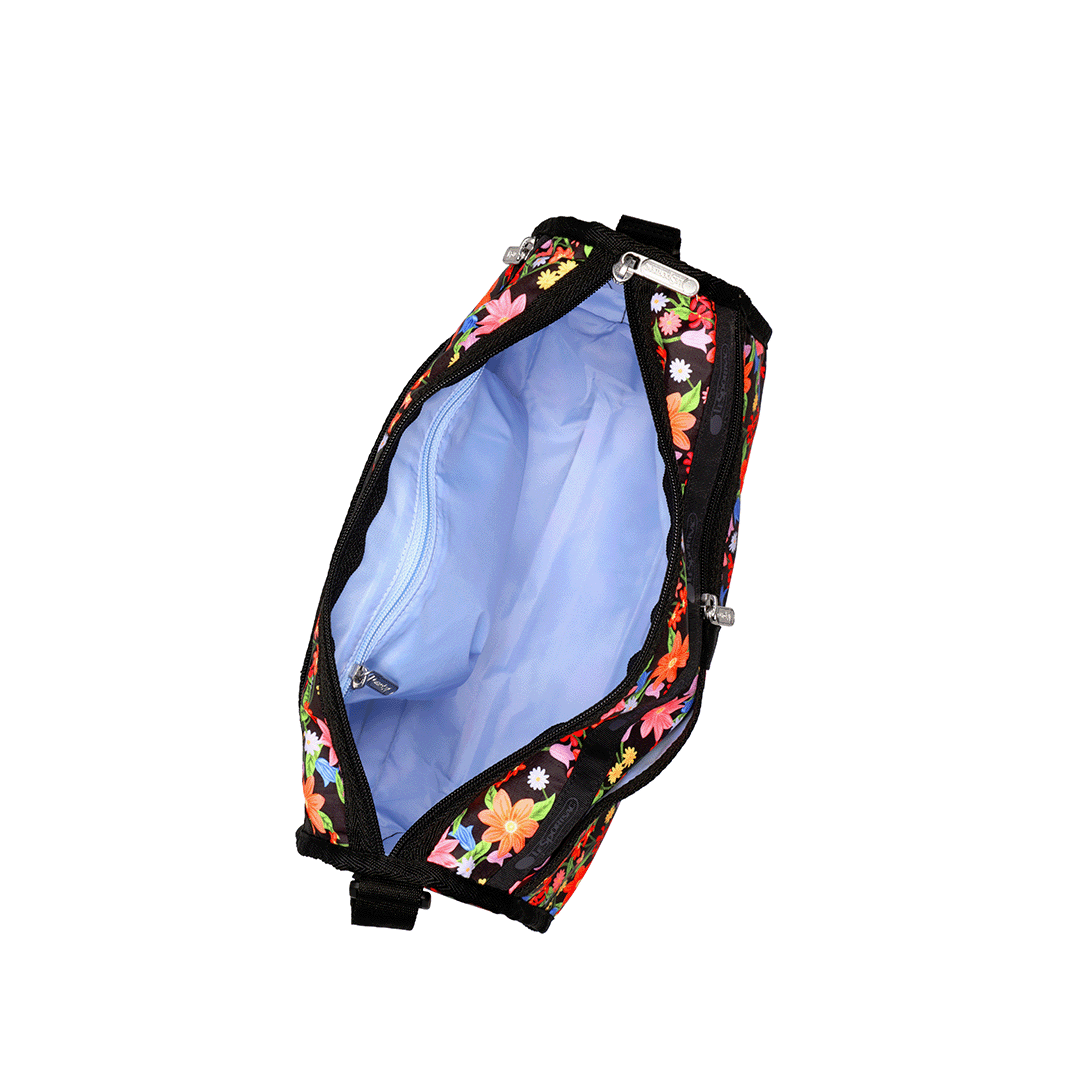 Painted Garden Deluxe Shoulder Satchel Hobo Bag