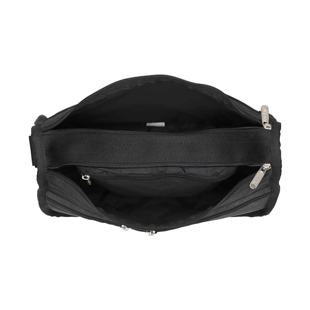 Recycled Black Deluxe Everyday Hobo Bag