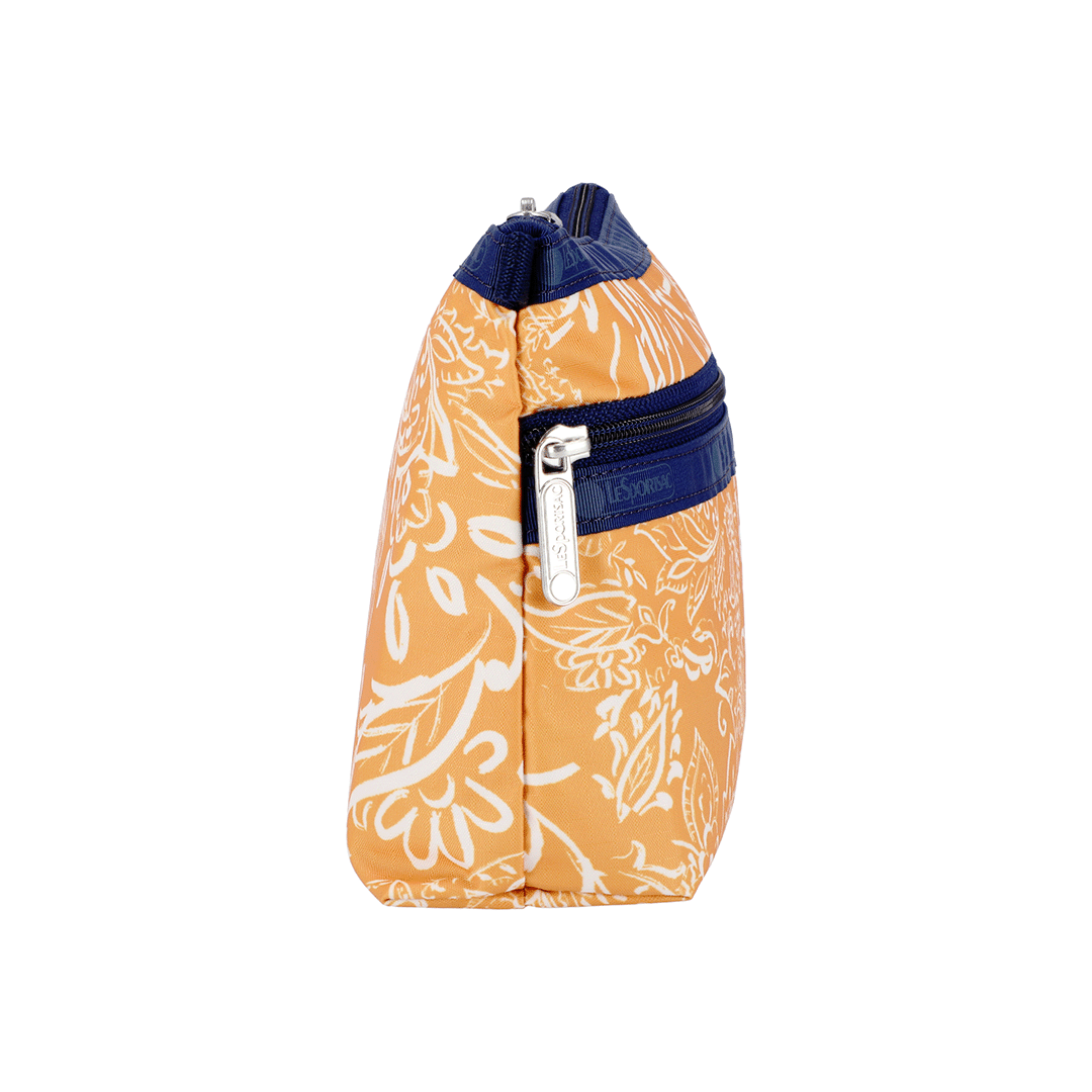 Paisley Patch Cosmetic Clutch Pouch