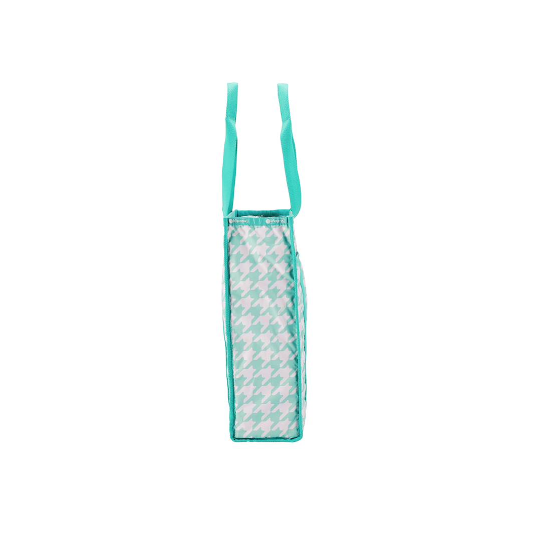 LeSportsac Willow Check Large Webbing Book Tote Bag