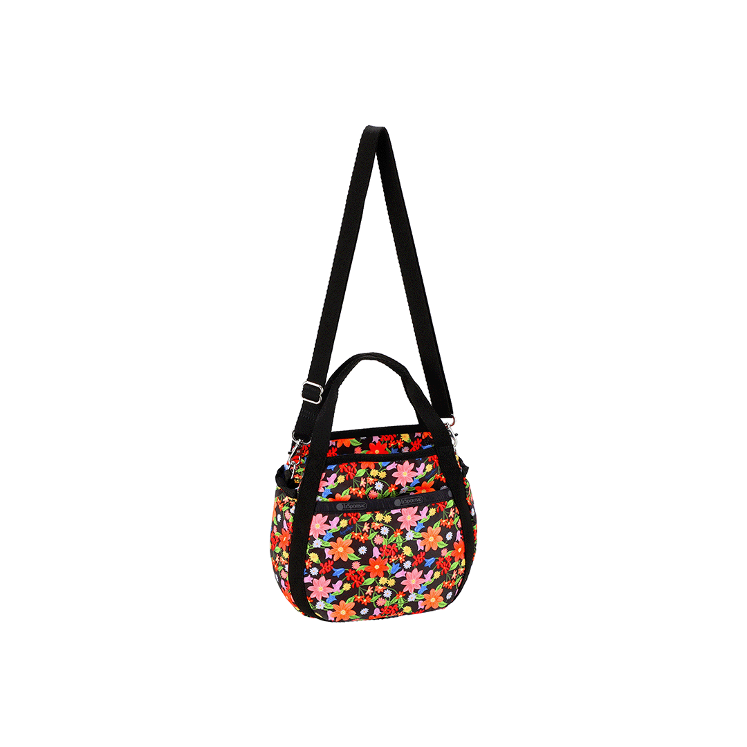 Painted Garden Small Jenni Top Handle Crossbody Bag