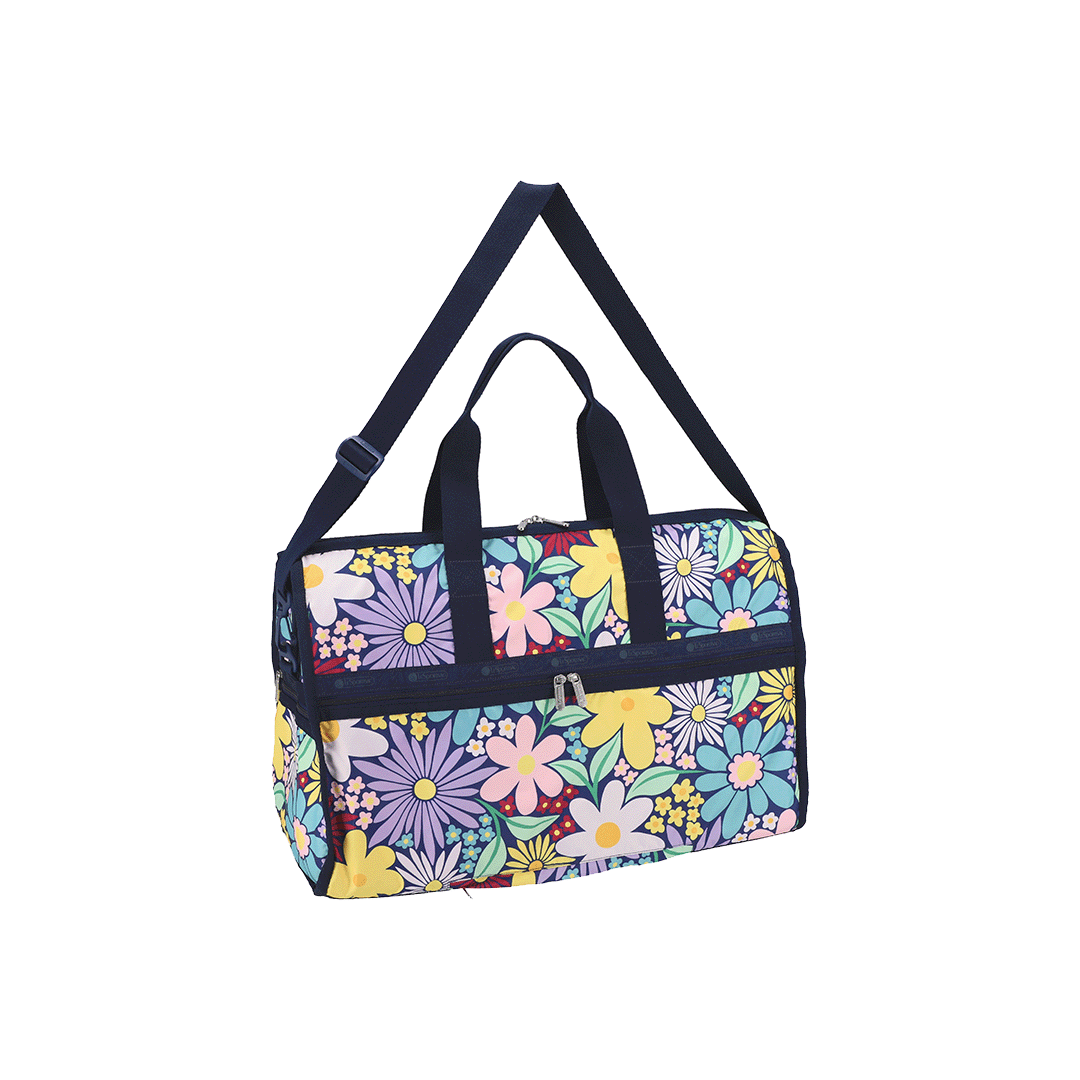 Flower Pop Deluxe Large Weekender Travel Bag