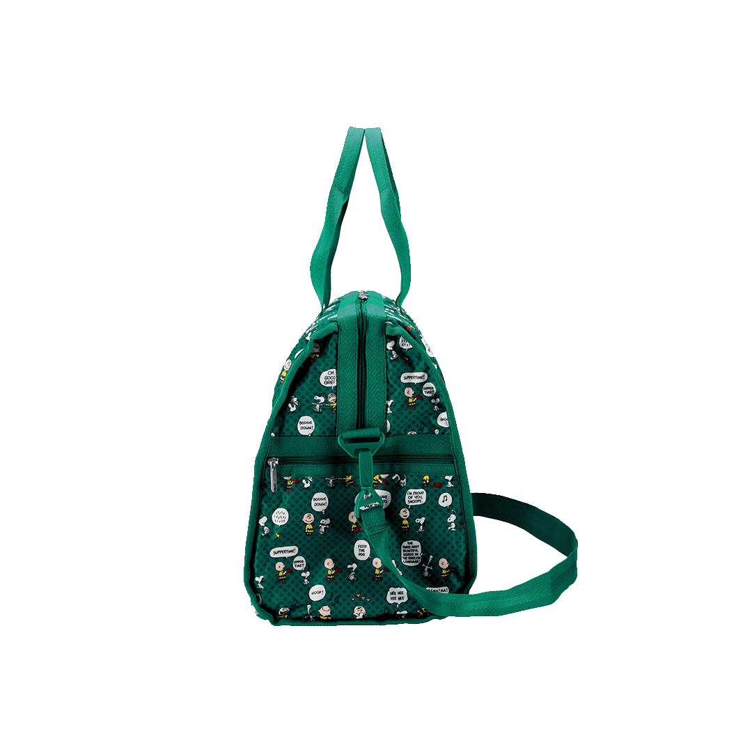 Peanut Pals Green Deluxe Large Weekender Travel Bag