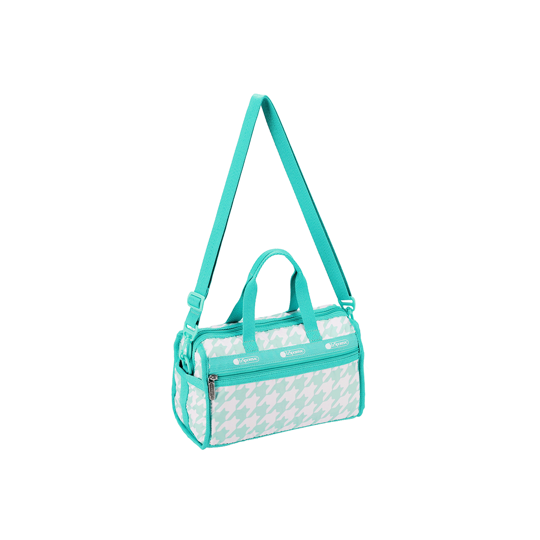 LeSportsac Willow Check Deluxe Mini Duffel Crossbody Bag