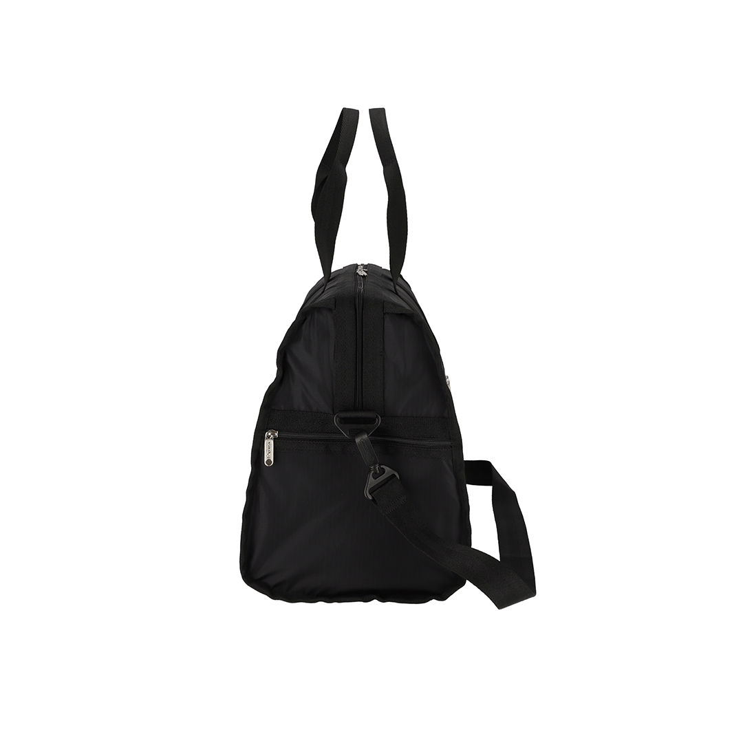 Recycled Black Deluxe Large Weekender Travel Bag