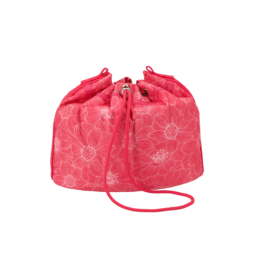 Summer Garden Flower Convertible Drawstring Crossbody Bag
