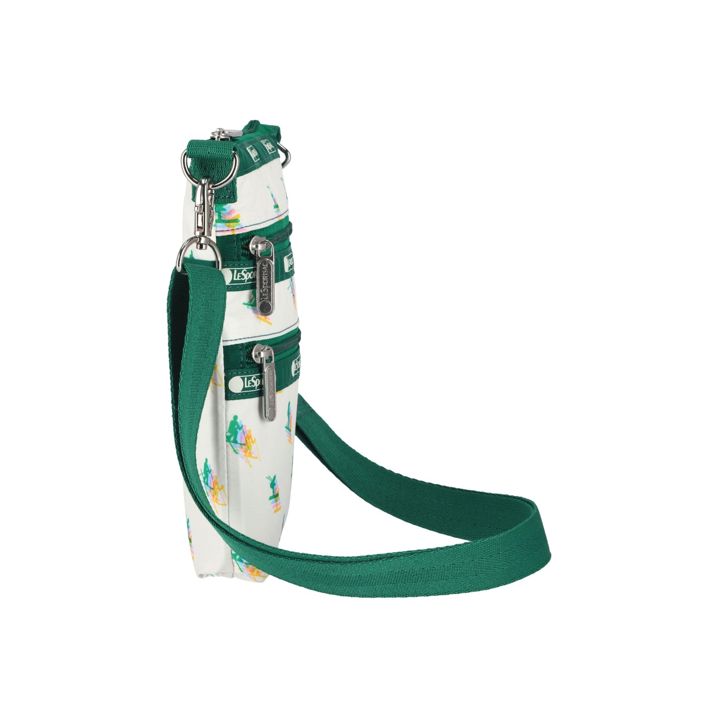 Ski Silhouettes 3 Zip Crossbody