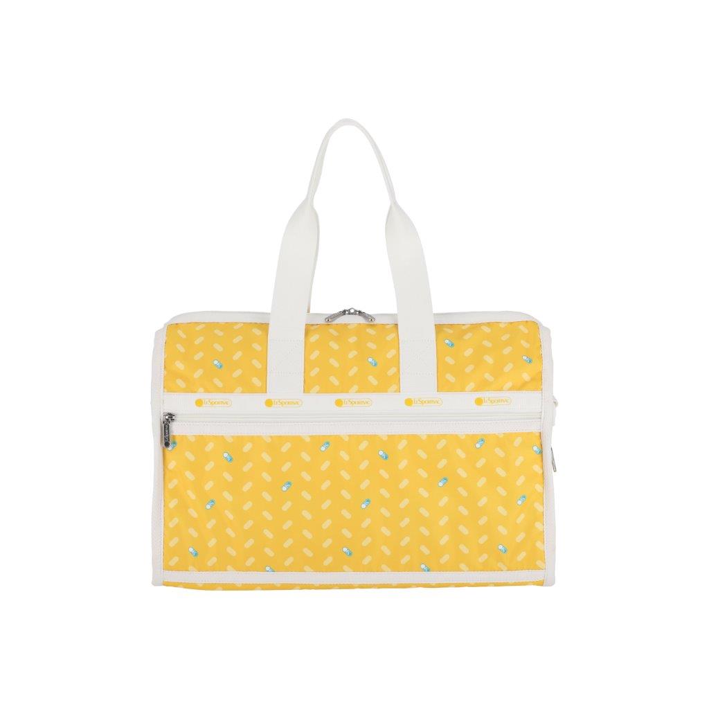 Deluxe Medium Weekender Logo Toss Yellow