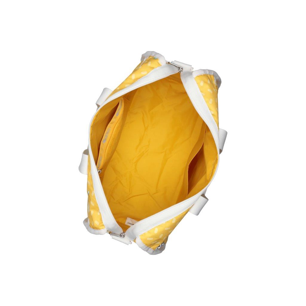 Deluxe Medium Weekender Logo Toss Yellow