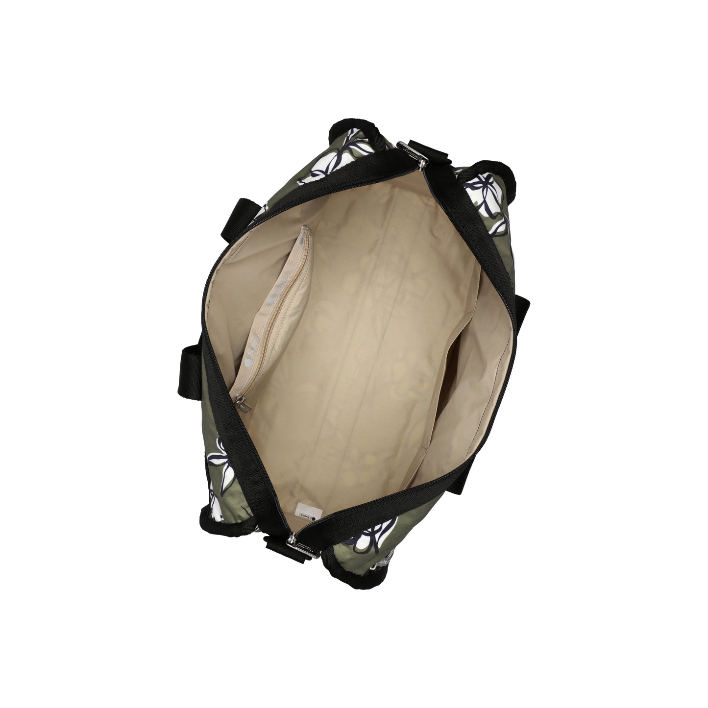 Deluxe Medium Weekender Olive Floral Silhouette