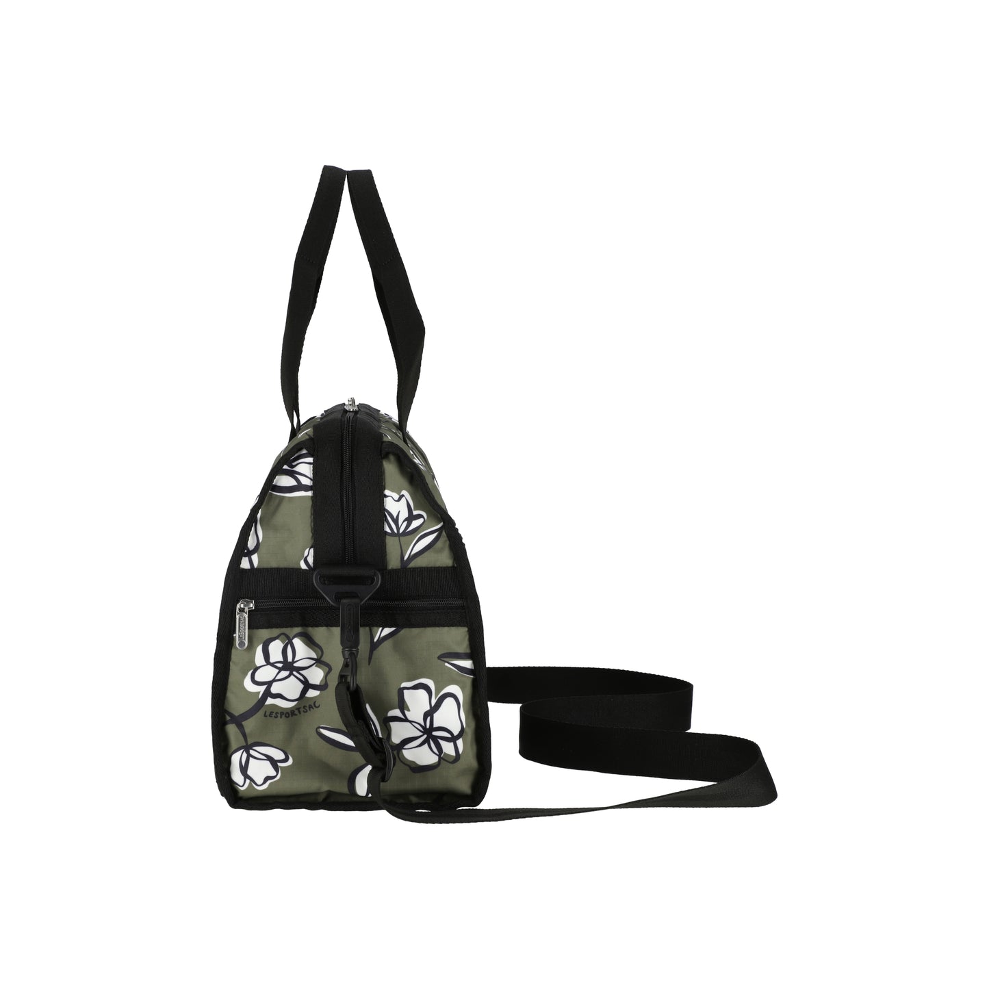 Deluxe Medium Weekender Olive Floral Silhouette