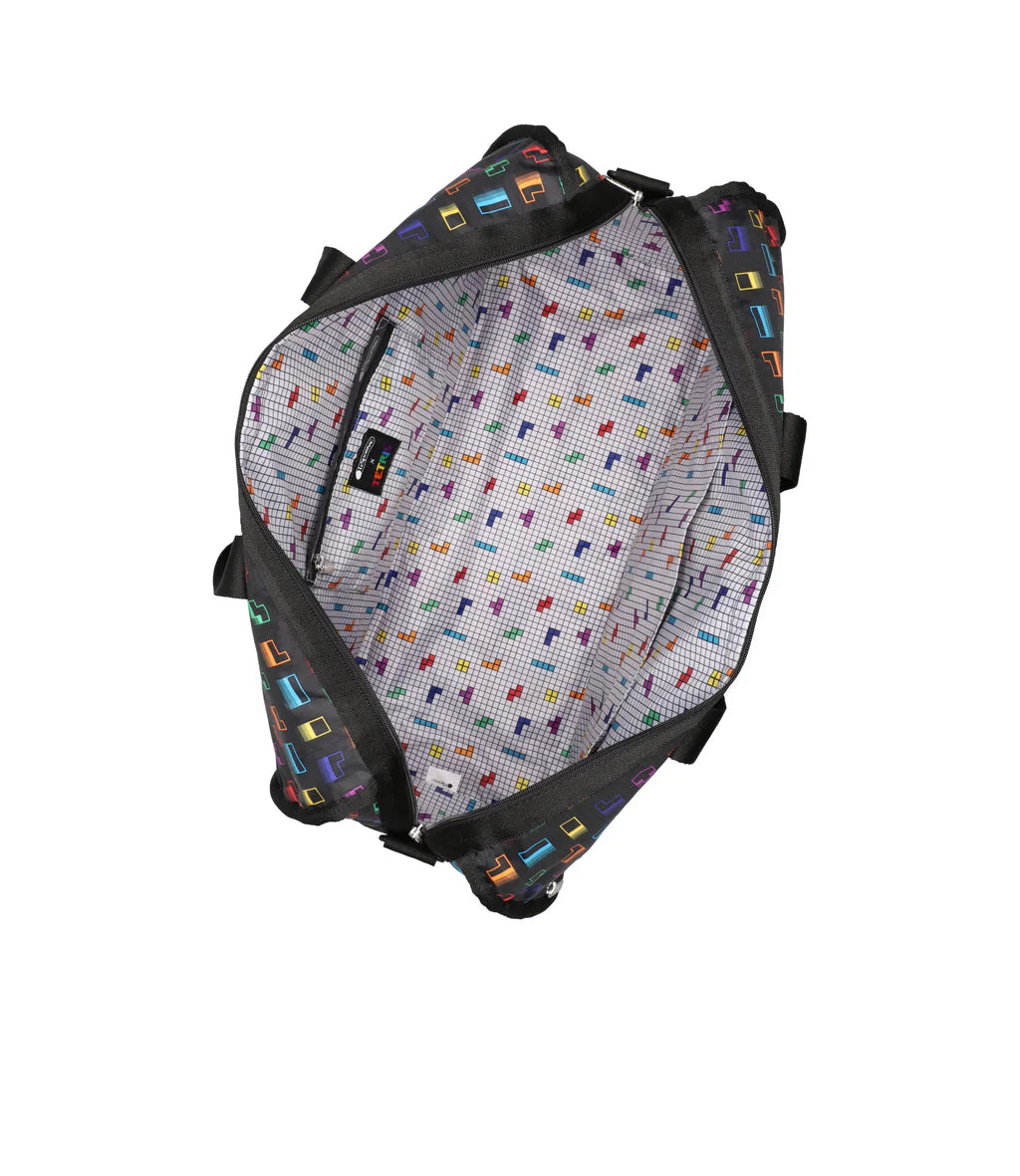 LeSportsac x Tetris Deluxe Large Weekender Tetris Falling Blocks