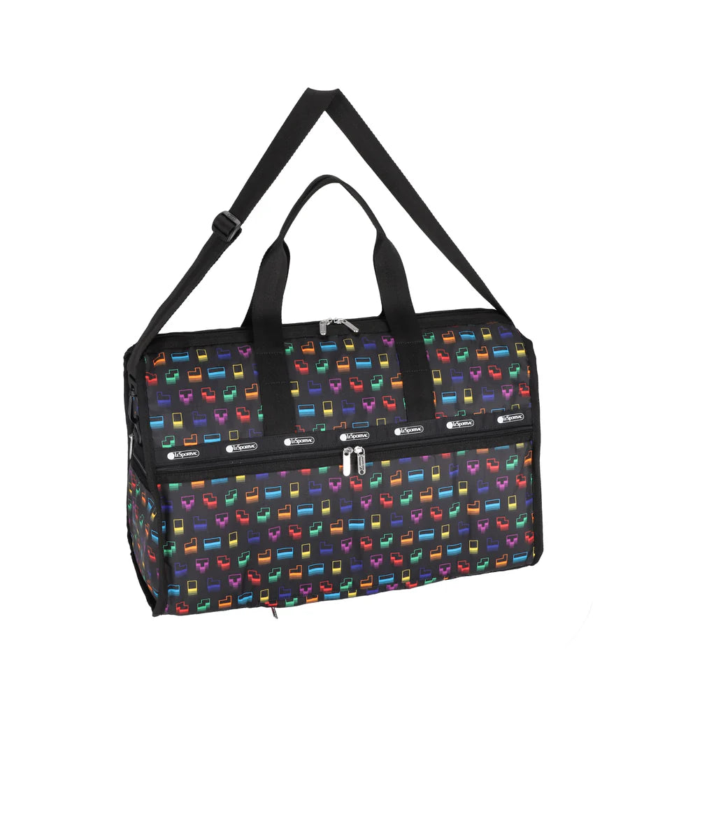 LeSportsac x Tetris Deluxe Large Weekender Tetris Falling Blocks