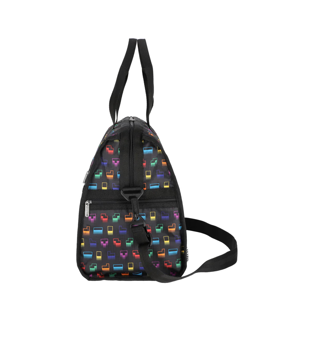 LeSportsac x Tetris Deluxe Large Weekender Tetris Falling Blocks