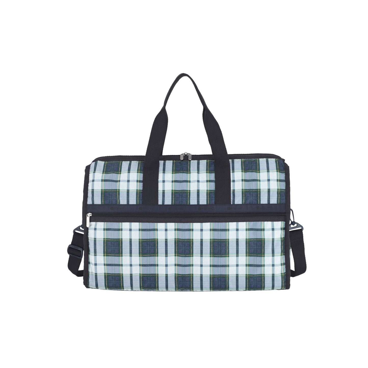 Deep Blue Tartan Deluxe Large Weekender