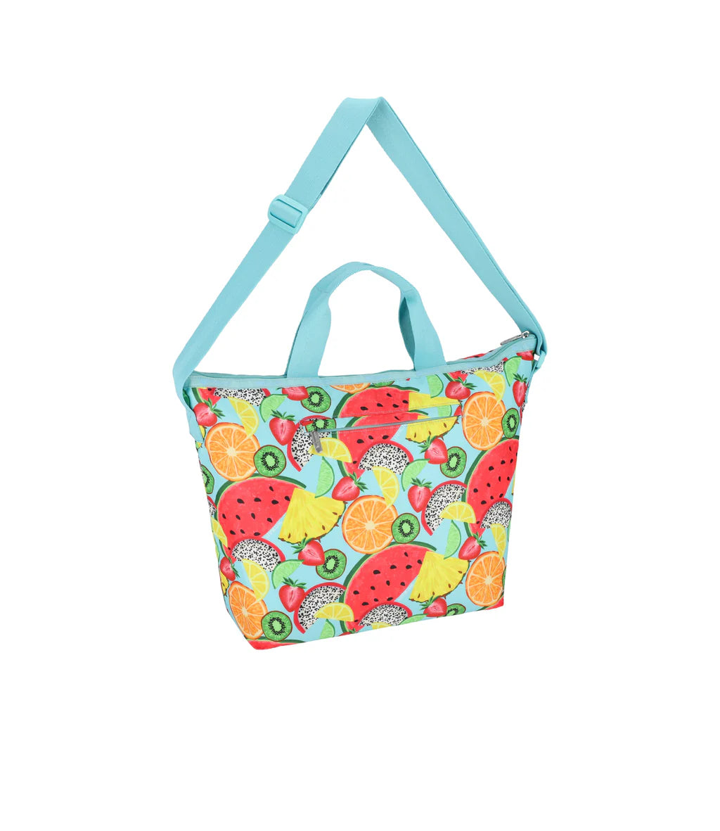Deluxe Easy Carry Tote Tropical Fruits