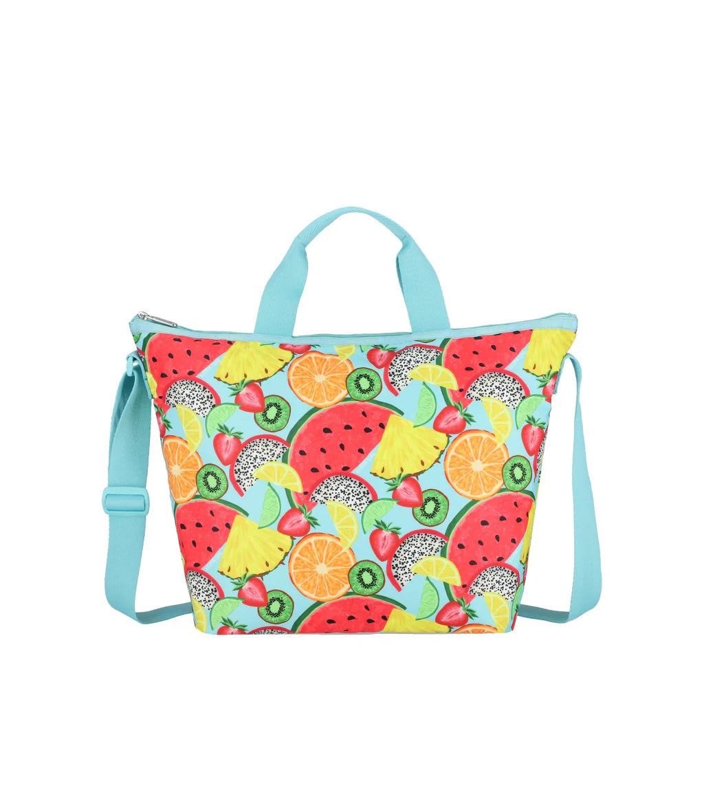 Deluxe Easy Carry Tote Tropical Fruits