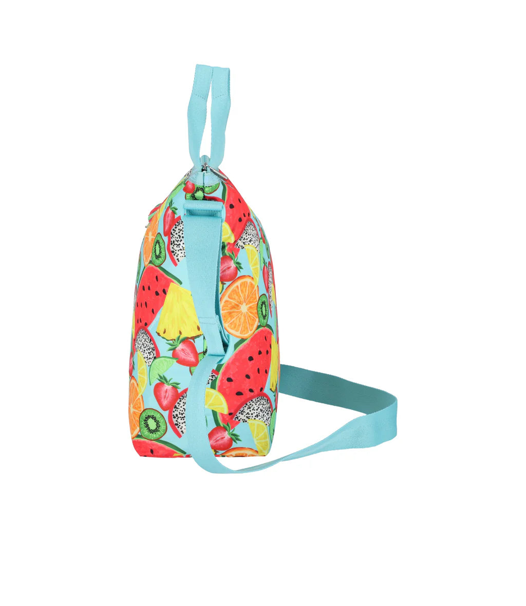 Deluxe Easy Carry Tote Tropical Fruits
