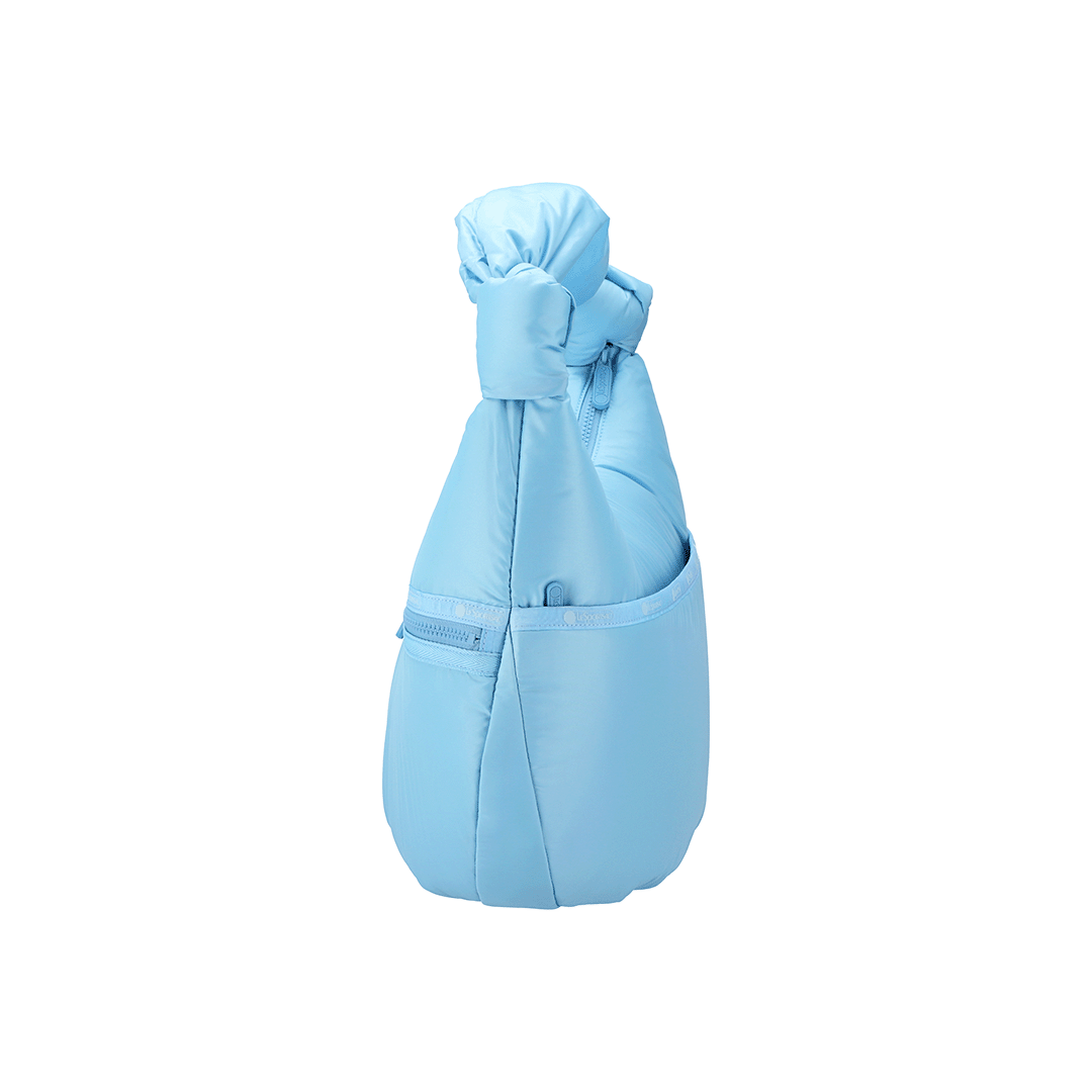 Baltic Sea Sheen Zip Hobo Bag