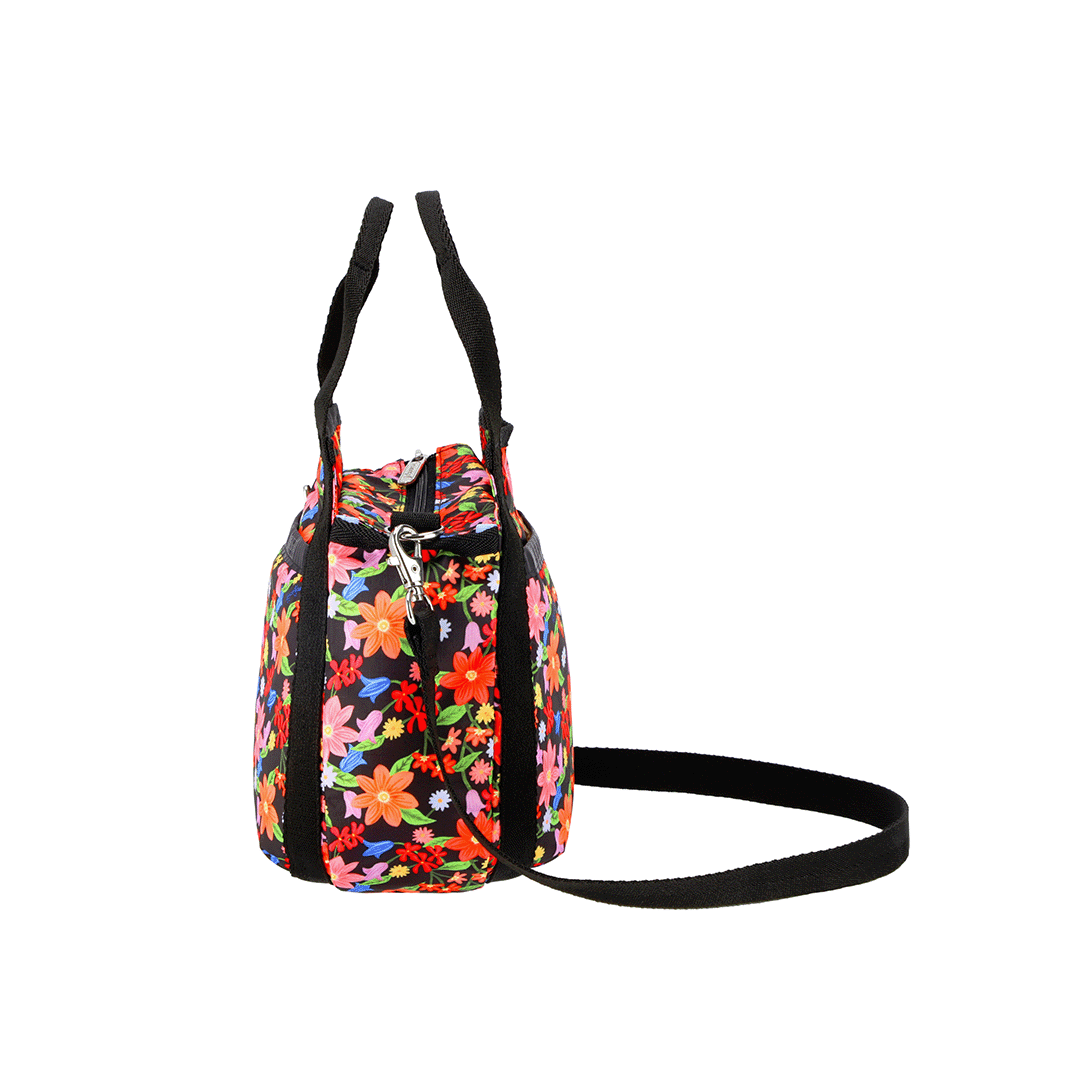 Painted Garden Small Jenni Top Handle Crossbody Bag