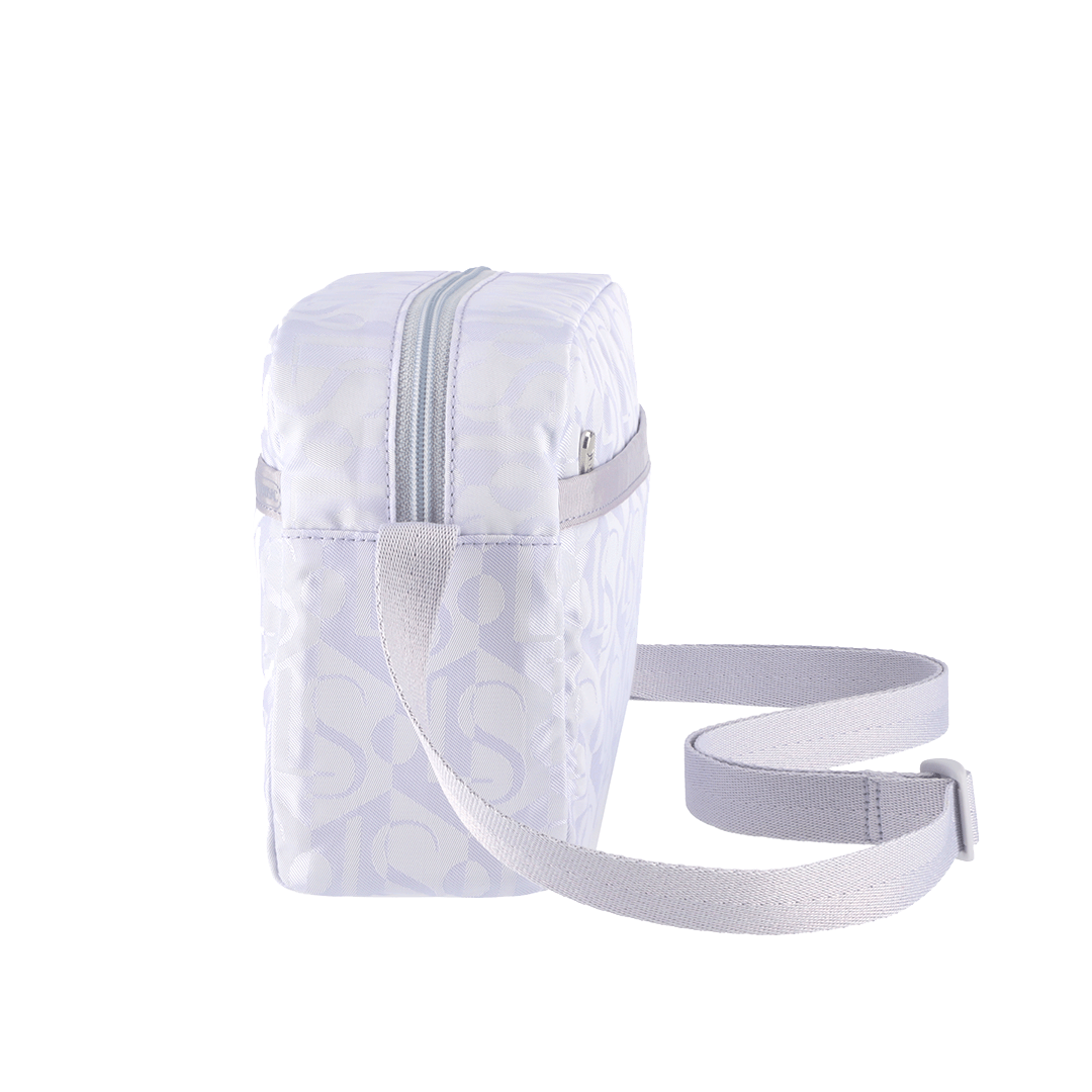Monogram Jacquard Lavender Daniella Crossbody Bag