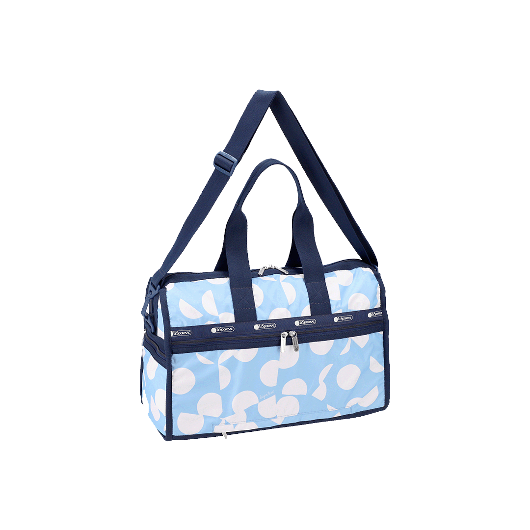 Geometric Sky Deluxe Med Weekender Travel Bag