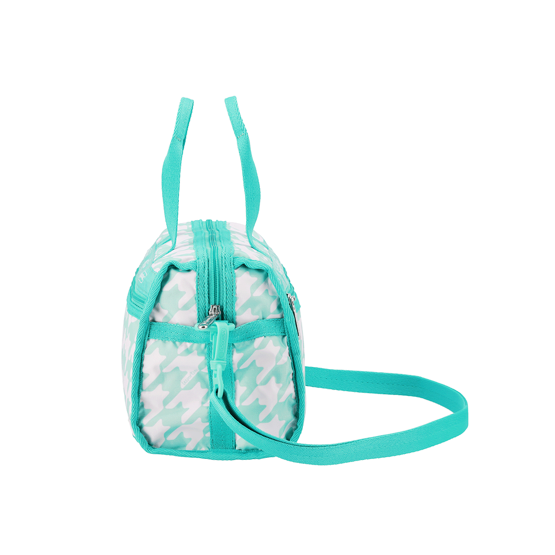 LeSportsac Willow Check Deluxe Mini Duffel Crossbody Bag
