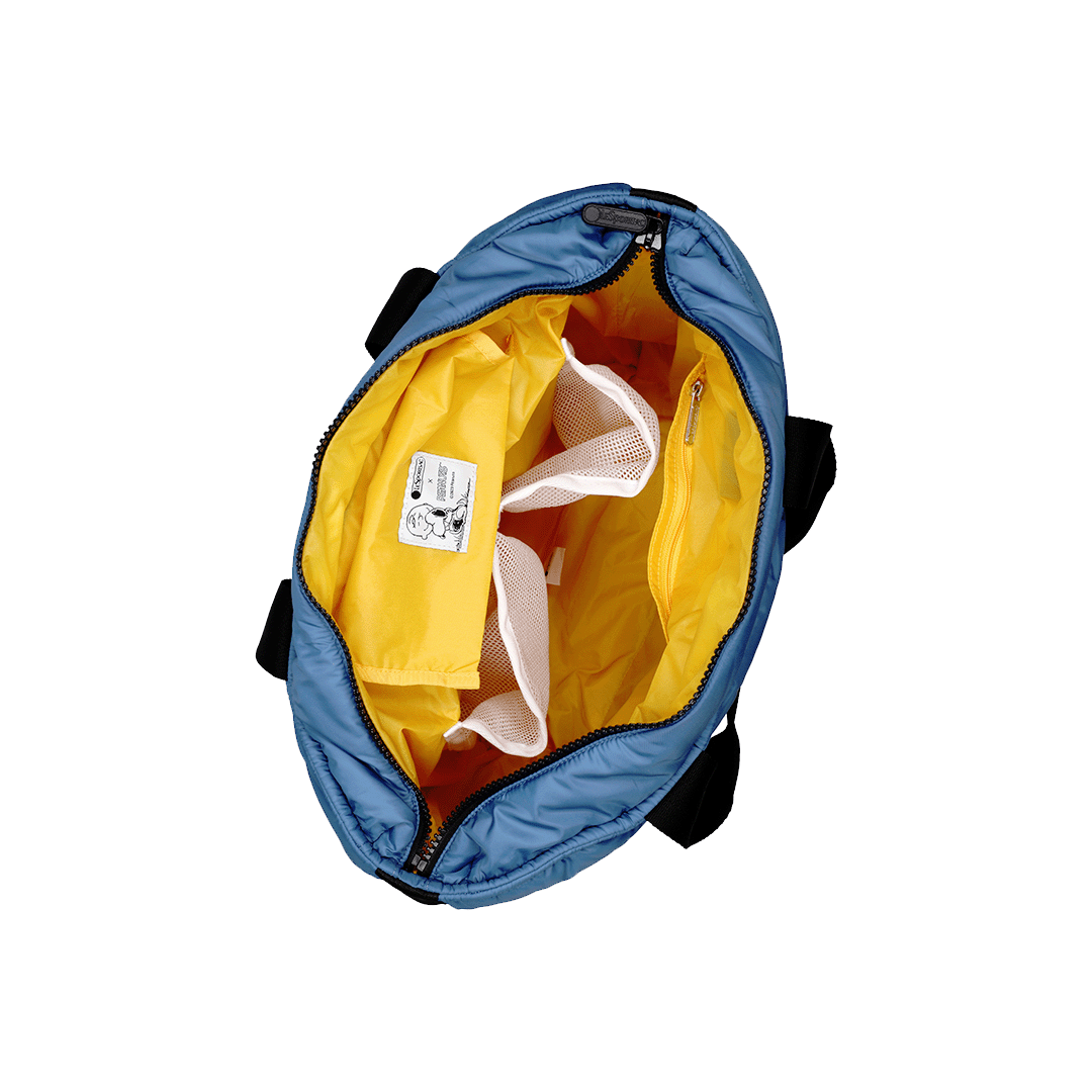 Peanuts Zig Zag Puffy Tote Bag