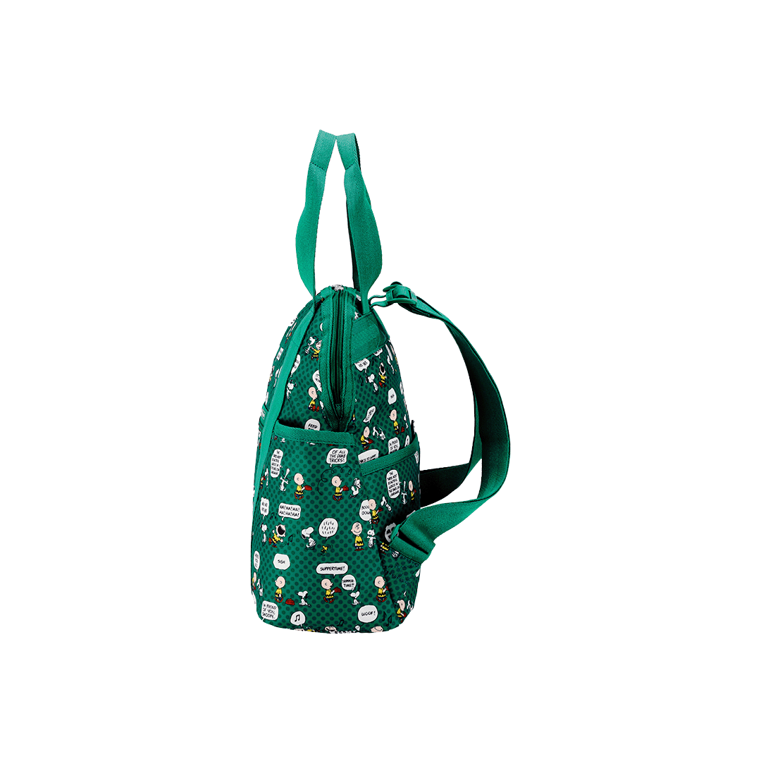 Peanut Pals Green Double Trouble Backpack