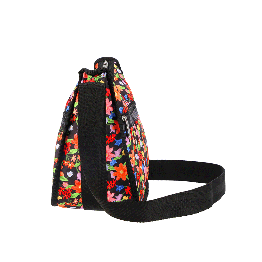Painted Garden Classic Hobo Bag