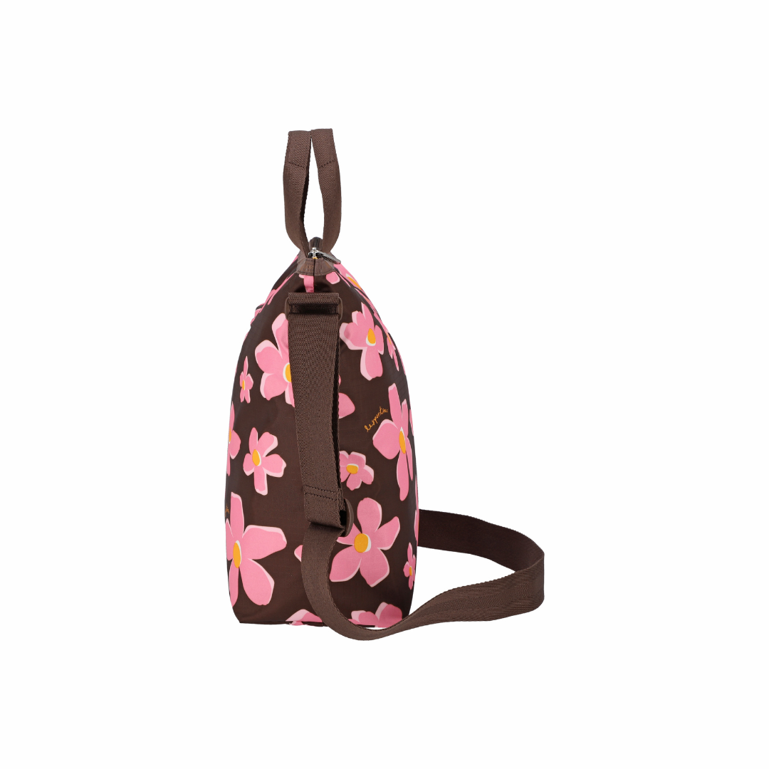 Deluxe Easy Carry Tote Autumn Blooms Plum