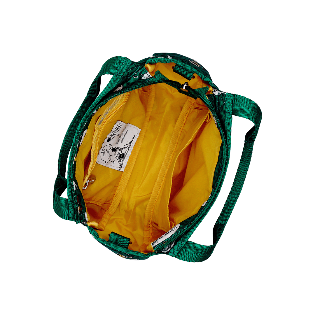 Peanut Pals Green Small Jenni Top Handle Crossbody Bag