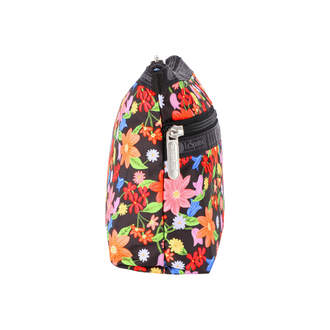 Painted Garden Cosmetic Clutch Pouch