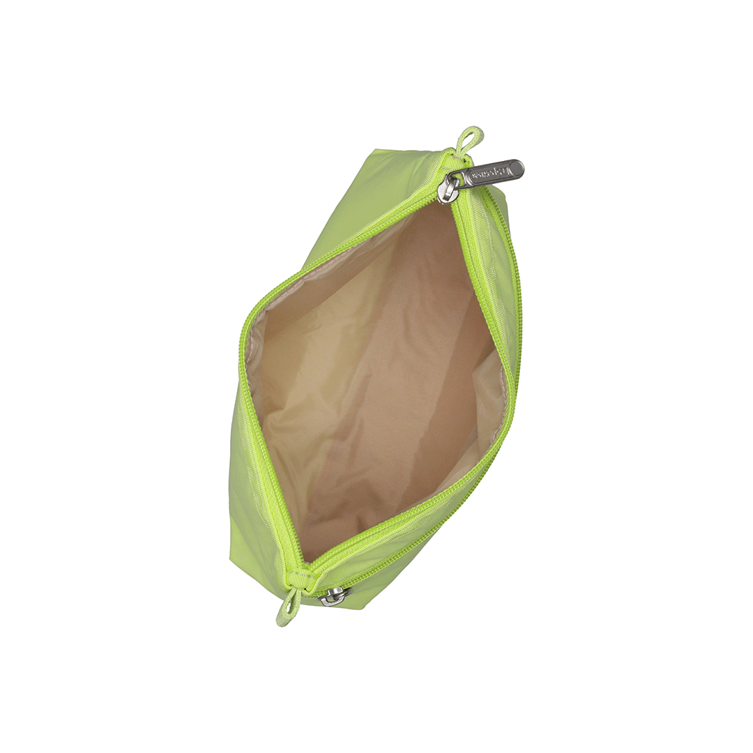 Lime Cosmetic Clutch Pouch